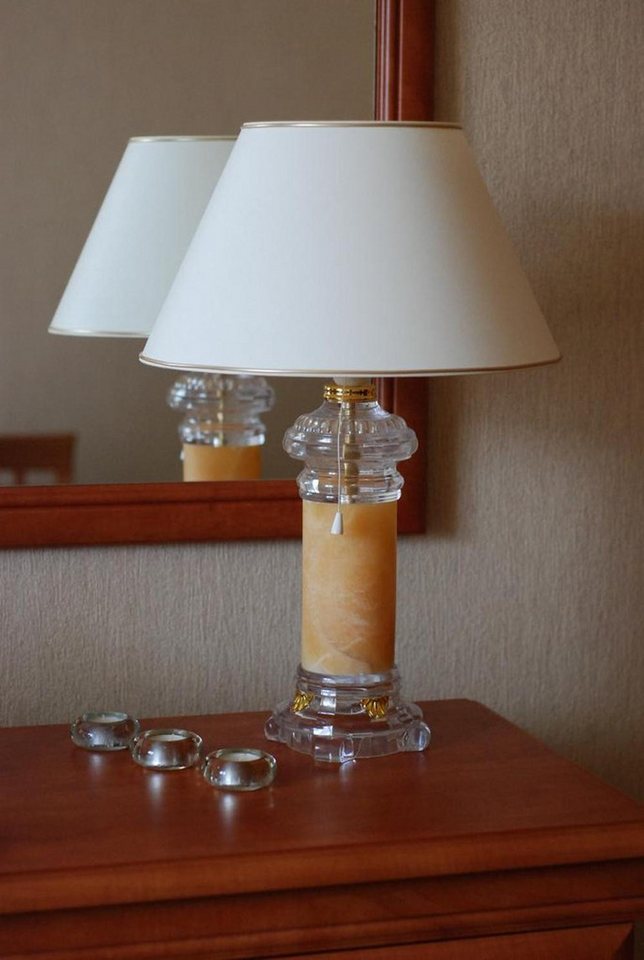 JVmoebel Nachttischlampe Design Tischlampe Leuchte Leuchten Lampe Klassische Tisch 58cm, Made in Europa von JVmoebel