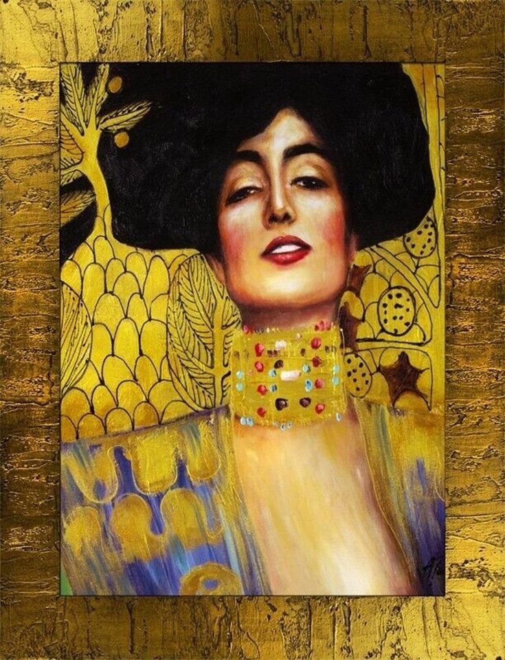 JVmoebel Ölbild Gustav Klimt Gemälde Bild Bilder Malerei Abstrakt Ölbild Sofort, (1 St) von JVmoebel