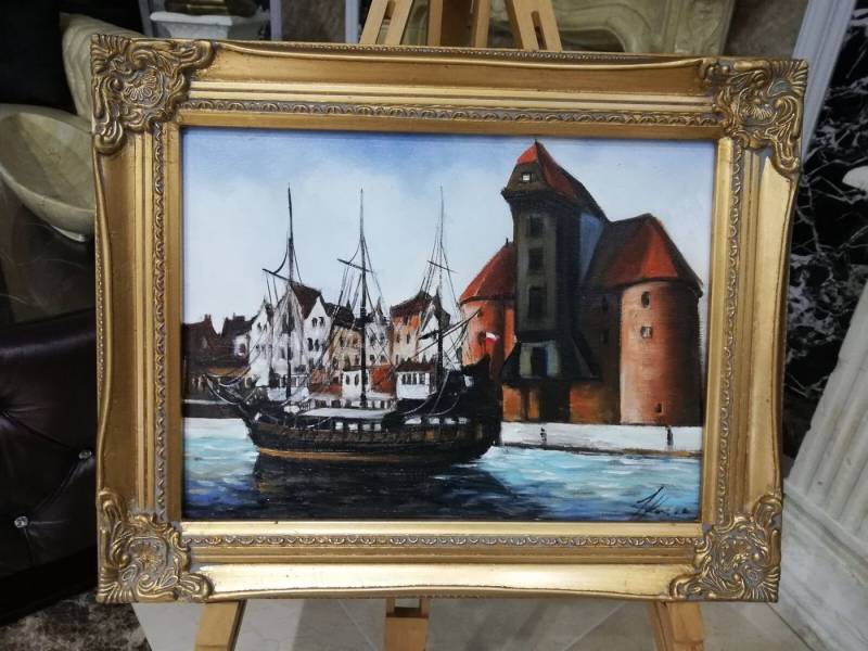 JVmoebel Ölbild Ölbild Bilder Gemälde Ölgemälde Bild 40 * 50 cm Sofort lieferbar neu, (1 St) von JVmoebel