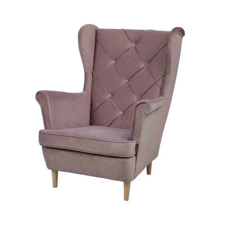 JVmoebel Ohrensessel Fernseh Relax Chesterfield Club Sessel Cheserfield Lounge 1 Sitzer, Made in Europa von JVmoebel