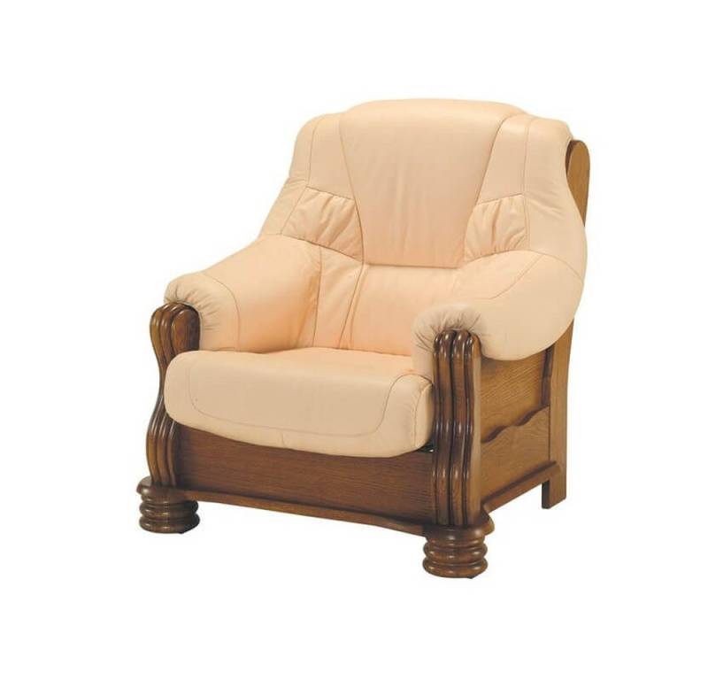 JVmoebel Ohrensessel Beiger klassischer 1-Sitzer Sessel Sofa für das Wohnzimmer (Sessel), Made in Europa von JVmoebel