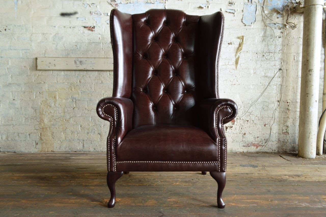 JVmoebel Ohrensessel Chesterfield Ledersessel für Fernsehen und Entspannung, Made in Europa JVmoebel Ohrensessel Chesterfield Ledersessel für Fernsehen und Entspannung, Made in Europa von JVmoebel