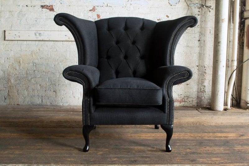 JVmoebel Ohrensessel Chesterfield Sessel - Klassischer Fernsehsessel im eleganten Design, Made in Europa von JVmoebel