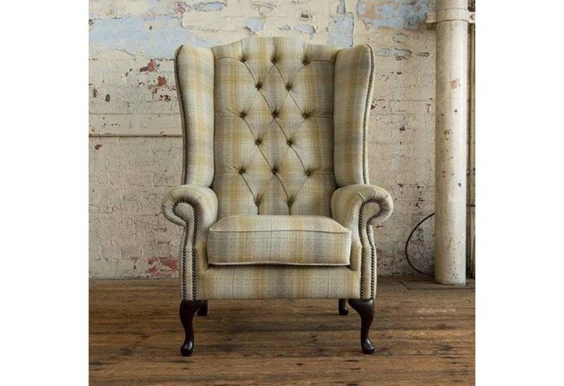 JVmoebel Ohrensessel Polstersofas Sessel 1 Sitzer Sofa Chesterfield Stuhl Premium Klasse, Made in Europa von JVmoebel