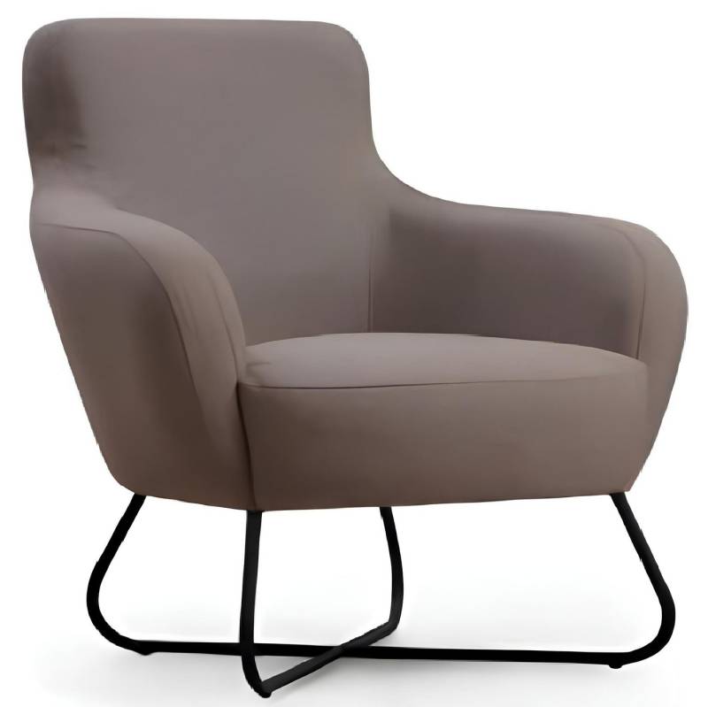 JVmoebel Ohrensessel Stilvoller Brauner Einsitzer Wohnzimmer Einfarbiger Sessel Luxus Möbel (Ohrensessel), Made in Europa von JVmoebel