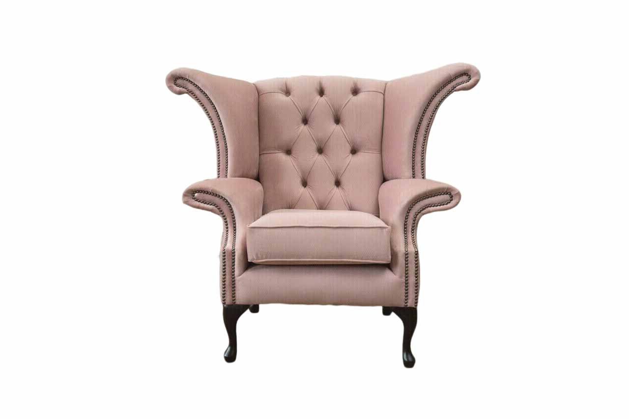 JVmoebel Ohrensessel Vintage Chesterfield Sessel Polster Sofa im Samt Design (Ohrensessel), Made in Europa von JVmoebel