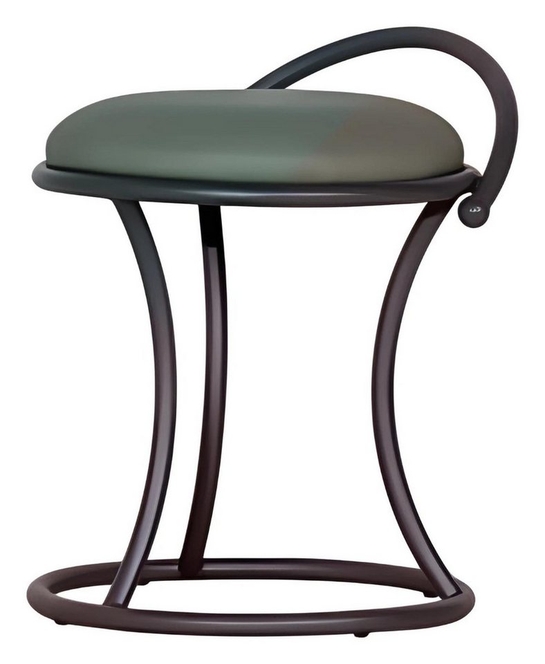 JVmoebel Polsterhocker Grüner Hocker Fußhocker Ottomane Sitzbank Metall Polyester, Made in Europe von JVmoebel