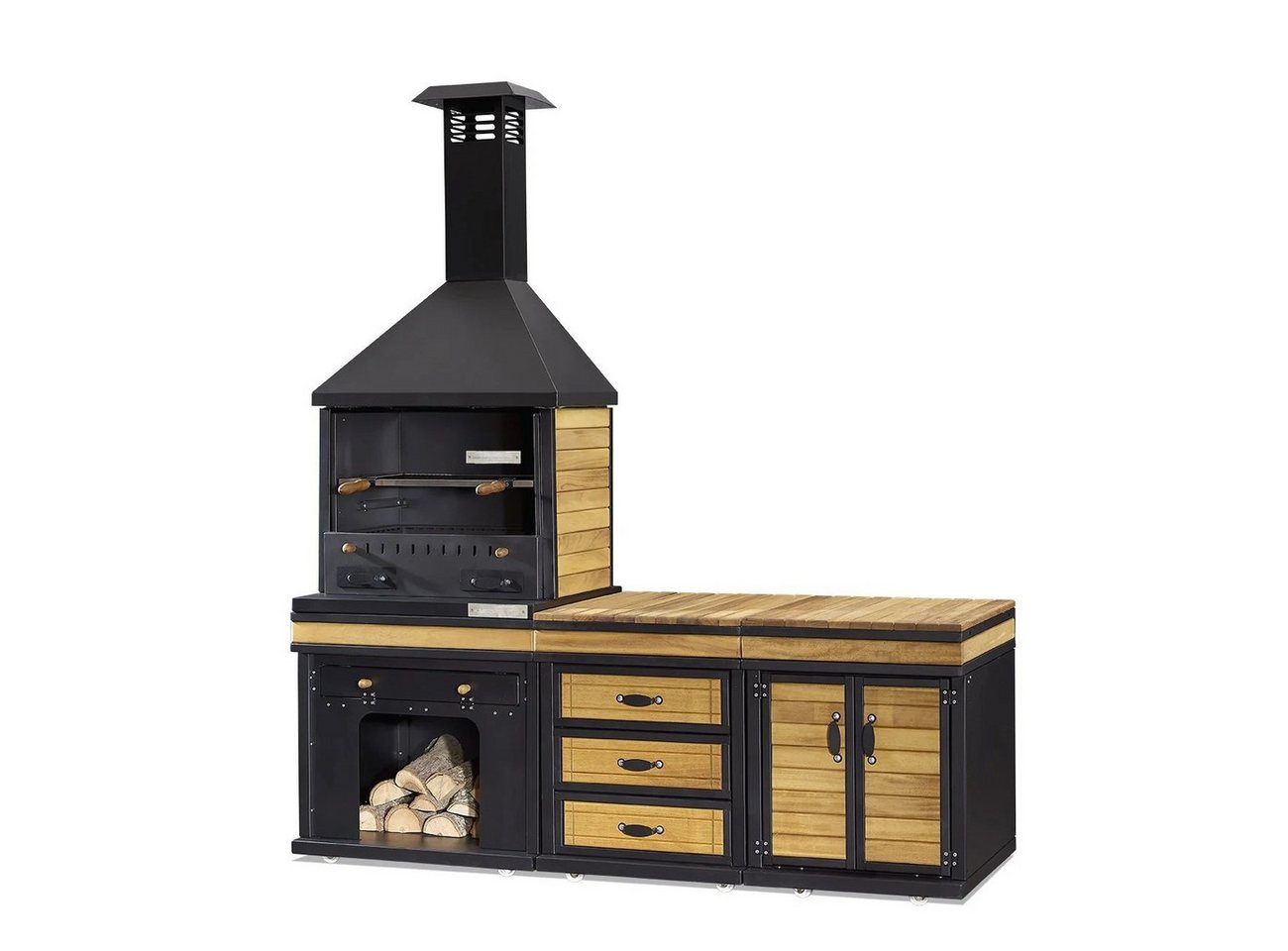 JVmoebel Outdoor-Küche Outdoorküche Terrasse Garten Außenküche Küche Grill robust, Made in Europe JVmoebel Outdoor-Küche Outdoorküche Terrasse Garten Außenküche Küche Grill robust, Made in Europe von JVmoebel