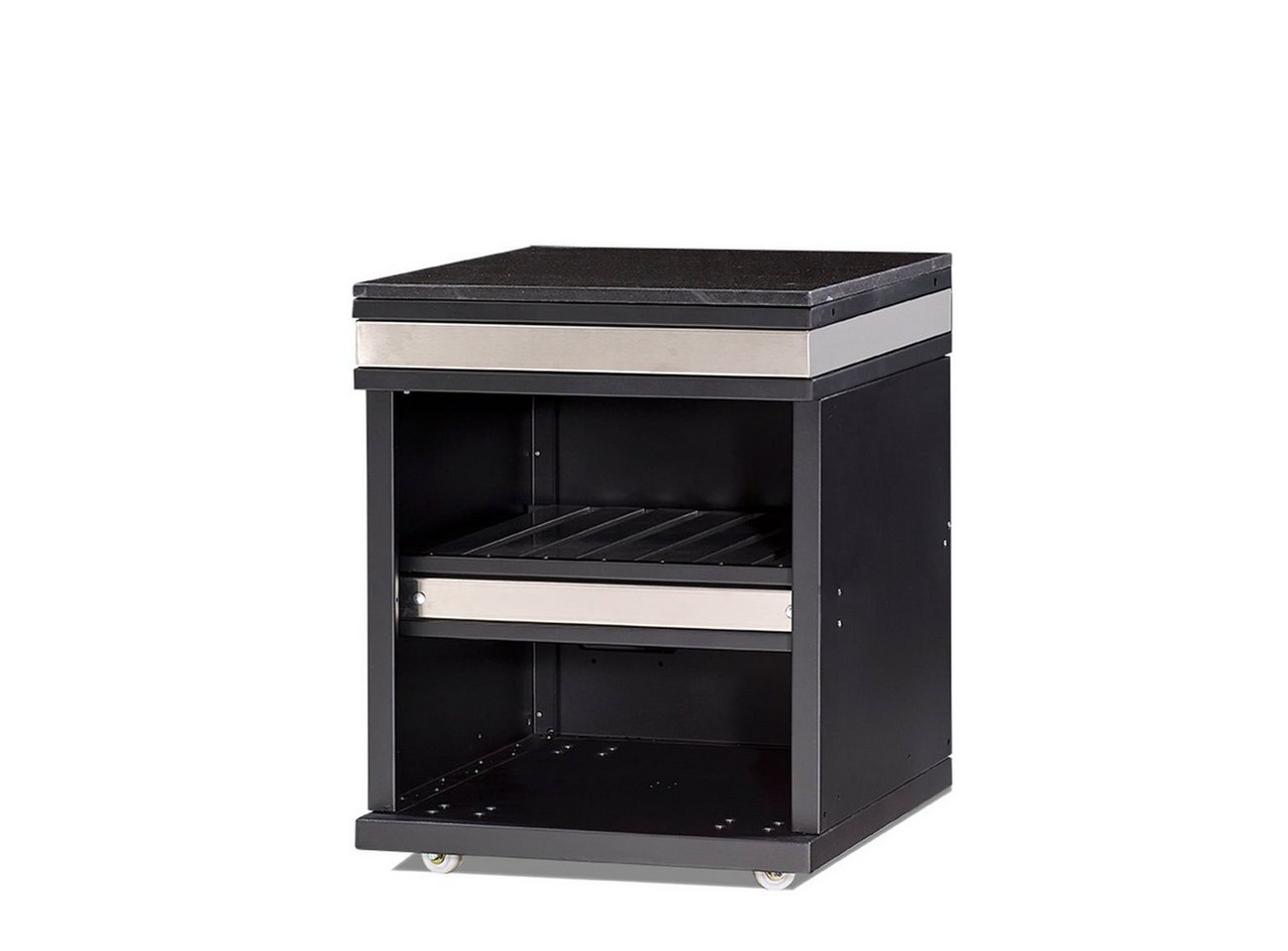 JVmoebel Outdoor-Küchenmodul Außenküchenmodul aus Edelstahl in Schwarz modern Made in Europe von JVmoebel