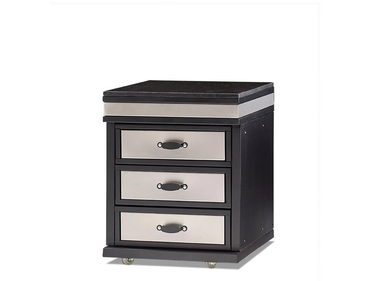 JVmoebel Outdoor-Küchenmodul Elegantes Außenküchenmodul aus Edelstahl in Silber für Garten Made in Europe von JVmoebel