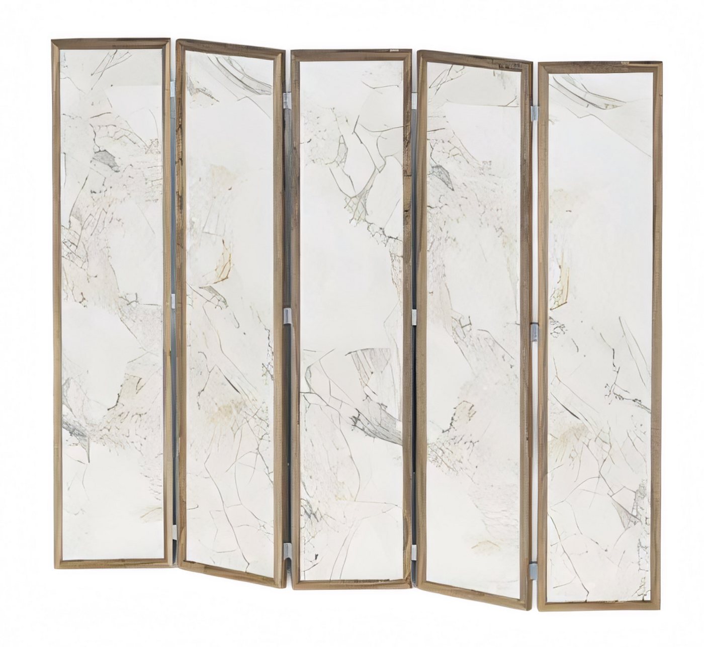 JVmoebel Paravent Eleganter beige Raumteiler aus MDF modern und vielseitig (5 St), Made in Europe von JVmoebel