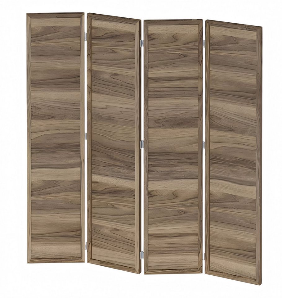 JVmoebel Paravent Eleganter brauner Raumteiler aus MDF für stilvolle Raumgestaltung (4 St), Made in Europe von JVmoebel