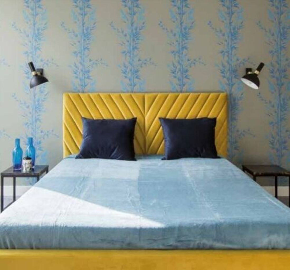 JVmoebel Polsterbett, Doppel Design Bett Modernes Hotel Textil Luxus Schlaf Zimmer Betten von JVmoebel