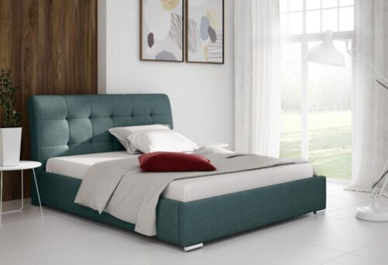 JVmoebel Polsterbett, Luxus Möbel Bett Schlafzimmer Design Doppel Modern Neu 160x200 von JVmoebel