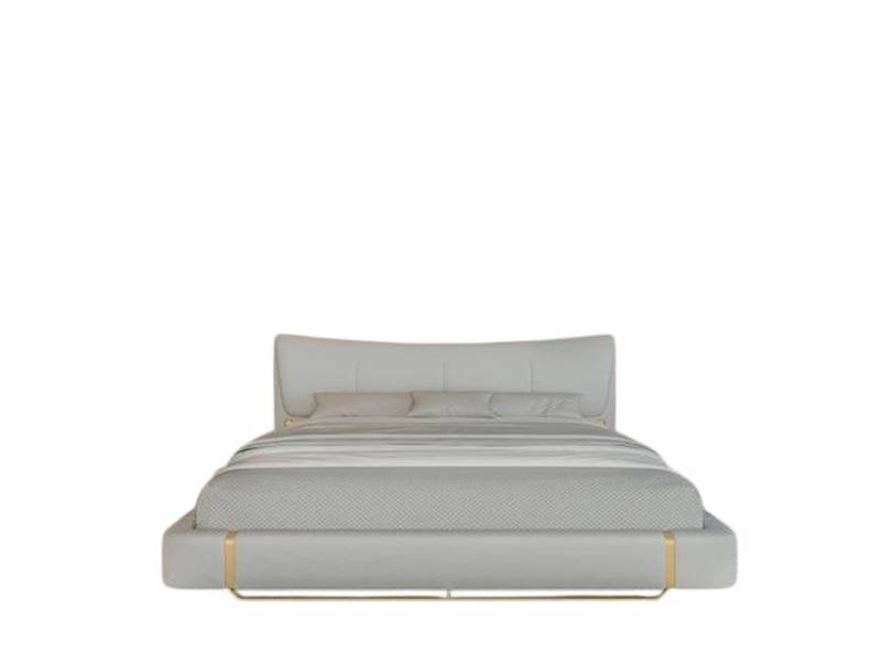 JVmoebel Polsterbett Luxus Graues Bett mit Gold Akzenten – Modernes Design & Komfort, Made in Europe JVmoebel Polsterbett Luxus Graues Bett mit Gold Akzenten – Modernes Design & Komfort, Made in Europe von JVmoebel