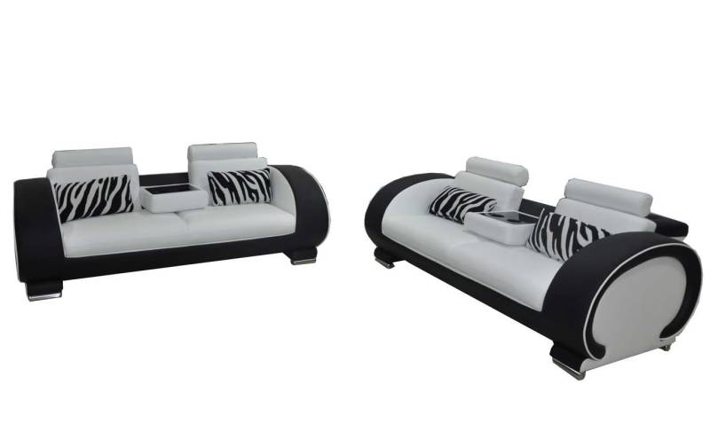 JVmoebel Polstergarnitur Designer Sofa Set – 3-2er Lounge Garnitur mit Polsterung, (3+3 Sitzer), Made in Europa von JVmoebel