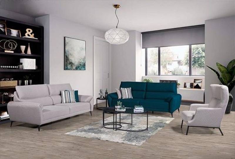 JVmoebel Polstergarnitur Elegantes Wohnzimmer Set mit 2x 3-Sitzer Sofas und Sessel, (3-tlg., Nur Sofas 2x 3 Sitzer + Sessel), Made in Europa von JVmoebel