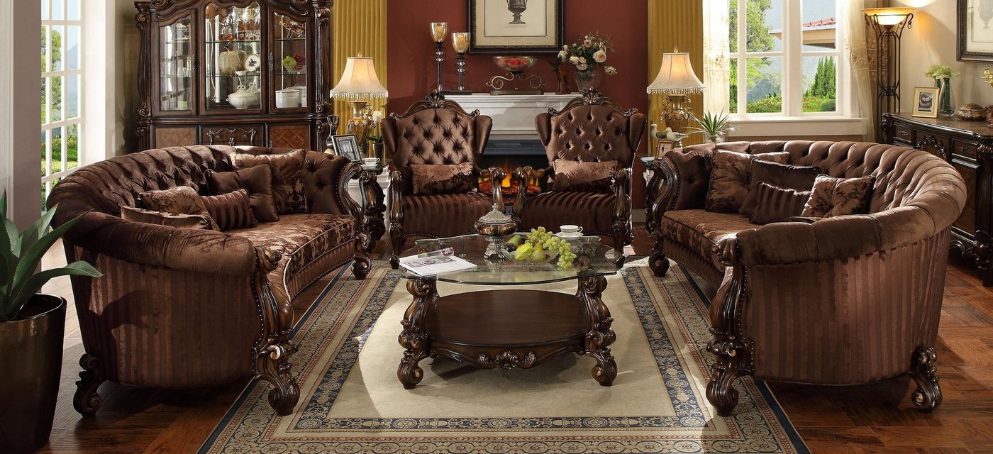 JVmoebel Polstergarnitur Klassisches Sofa Set mit Couchtisch für das Wohnzimmer, Made in Europa JVmoebel Polstergarnitur Klassisches Sofa Set mit Couchtisch für das Wohnzimmer, Made in Europa von JVmoebel
