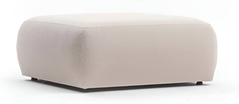 JVmoebel Polsterhocker Beige Polsterhocker für das Wohnzimmer - Textil-Ottomane (1 St., Hocker), Made in Europa von JVmoebel