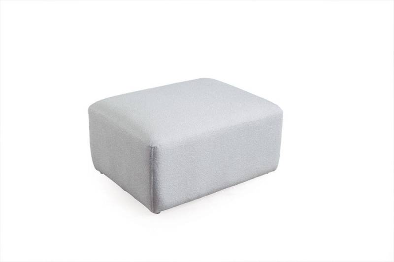 JVmoebel Polsterhocker Eleganter weißer Hocker Sitzpouf für das Wohnzimmer Möbelstück (1 St., Hocker), Made in Europa von JVmoebel