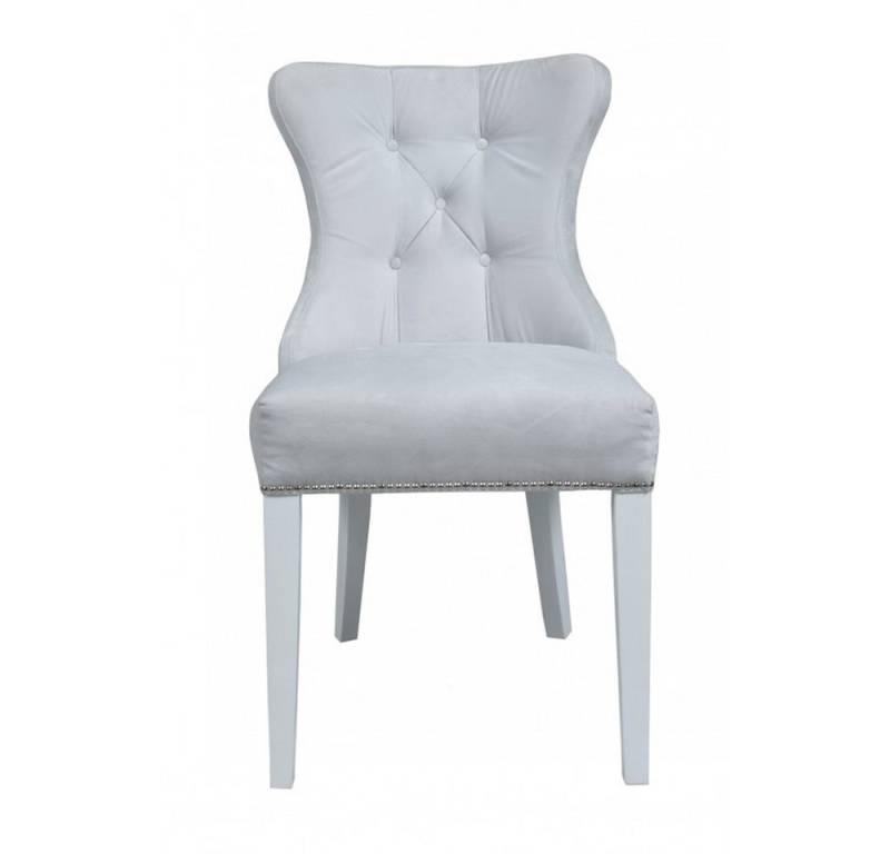 JVmoebel Polsterstuhl Chesterfield Sessel im klassischen Stil, 1-Sitzer, grau Stoff, Made in Europa JVmoebel Polsterstuhl Chesterfield Sessel im klassischen Stil, 1-Sitzer, grau Stoff, Made in Europa von JVmoebel