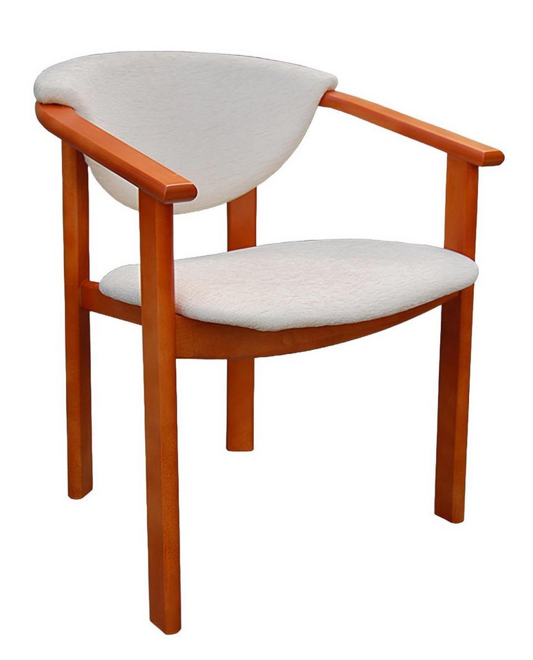 JVmoebel Armlehnstuhl Luxus Design Polster Stuhl Stühle Sitz Lehn Büro Esszimmer Massiv Holz, Made in Europa JVmoebel Armlehnstuhl Luxus Design Polster Stuhl Stühle Sitz Lehn Büro Esszimmer Massiv Holz, Made in Europa von JVmoebel