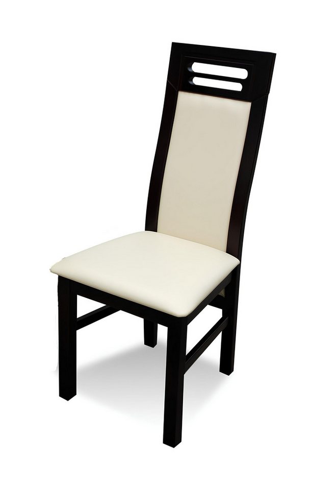 JVmoebel Polsterstuhl Luxus Design Polster Stuhl Stühle Sitz Lehn Büro Office Esszimmer Holz, Made in Europa von JVmoebel