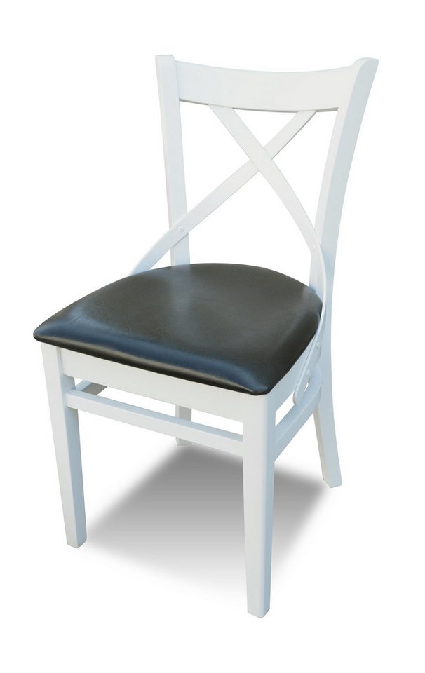 JVmoebel Polsterstuhl Luxus Design Polster Stuhl Stühle Sitz Lehn Büro Office Esszimmer Holz, Made in Europa von JVmoebel