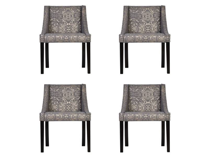JVmoebel Polsterstuhl Polsterstuhl Lounge Sessel Garnitur Design Club 4er Set, Made in Europa JVmoebel Polsterstuhl Polsterstuhl Lounge Sessel Garnitur Design Club 4er Set, Made in Europa von JVmoebel