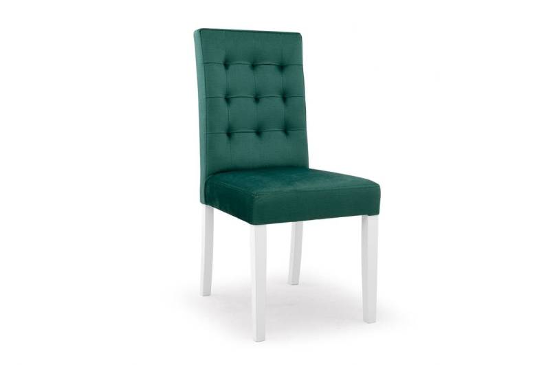 JVmoebel Polsterstuhl Sessel Polsterstuhl Lehnstuhl Stühle Esszimmerstuhl Chesterfield Grau, Made in Europa von JVmoebel