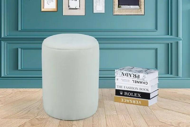 JVmoebel Pouf Eleganter Hocker in Weiß für Essen und Wohnen – Neu & Hochwertig (1-St., Hocker), Made in Europa von JVmoebel