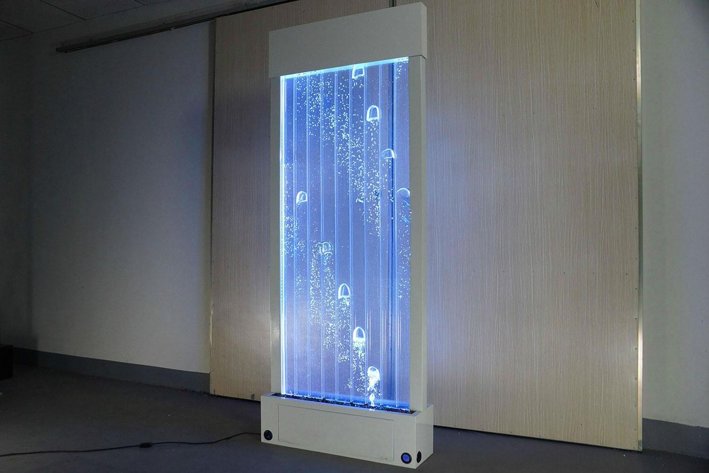 JVmoebel Raumteiler Trennwand Regal Schrank Wasserwand Säule Wände Waterwall LED SOFORT, Made in Europa von JVmoebel