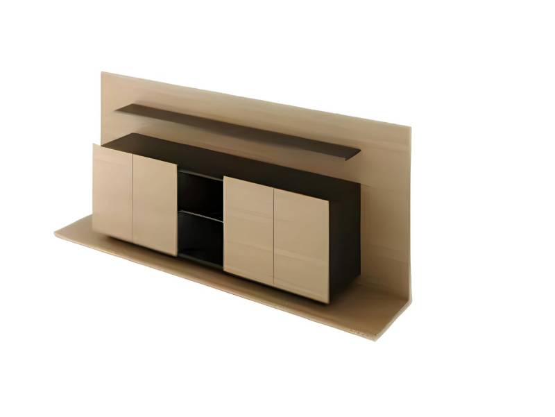 JVmoebel Kommode Regaleinheit gruppe Aktenschrank Rechteck Arbeitszimmer Chef Exclusive (2 St., Regaleinheit gruppe), Made in Europa von JVmoebel