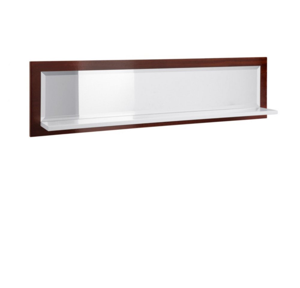 JVmoebel Wandregal Wandspiegel mit Ablage für Wohnzimmer und Flur in Weiß, Made in Europa von JVmoebel