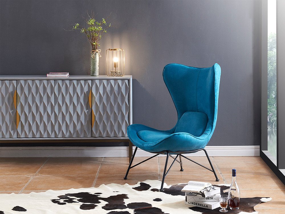 JVmoebel Relaxsessel Cocktail Relax Sessel: Blaue Bar- und Lounge-Stühle für Clubs, Made in Europa JVmoebel Relaxsessel Cocktail Relax Sessel: Blaue Bar- und Lounge-Stühle für Clubs, Made in Europa von JVmoebel