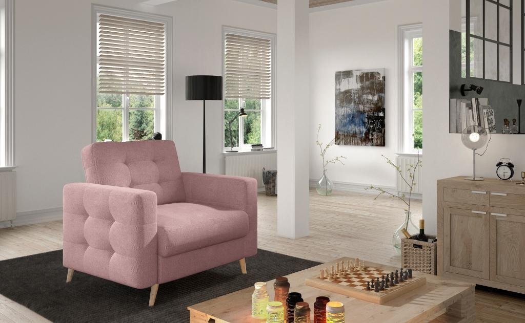 JVmoebel Relaxsessel Sessel Stuhl Esszimmer Fernseh Lounge Sitz Grün Modern Design von JVmoebel