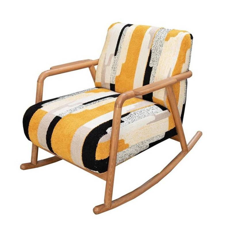 JVmoebel Schaukelstuhl Moderner Wohnzimmerstuhl – Designer Einsitzer Bunder Schaukelstuhl (1 St), Made in Europa von JVmoebel