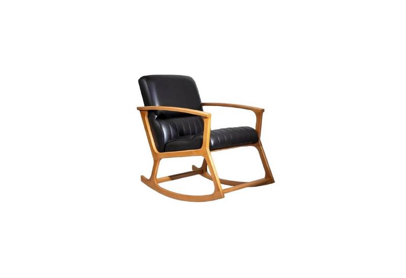 JVmoebel Schaukelstuhl Modern Schaukelstühle Schwarz Perfekte Möbel für Wohnzimmer neu (1 St), Made in Europa von JVmoebel