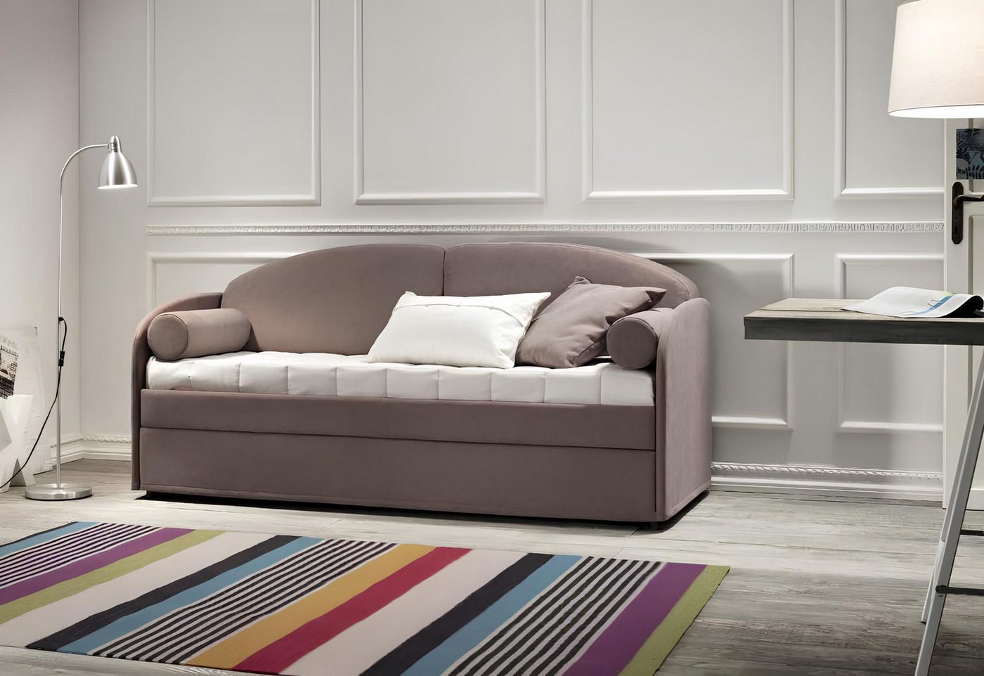 JVmoebel Schlafsofa Doppelstockbett Sofa Hochbett Couch Betten Sofas Multifunktion Couch, Made in Europa JVmoebel Schlafsofa Doppelstockbett Sofa Hochbett Couch Betten Sofas Multifunktion Couch, Made in Europa von JVmoebel
