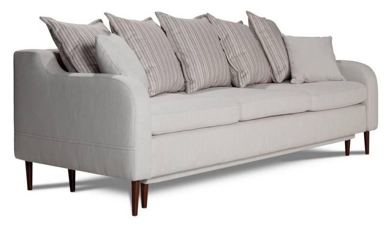 JVmoebel Schlafsofa Dreisitzer Schlafsofa im Landhausstil aus Textilstoff, Made in Europa JVmoebel Schlafsofa Dreisitzer Schlafsofa im Landhausstil aus Textilstoff, Made in Europa von JVmoebel