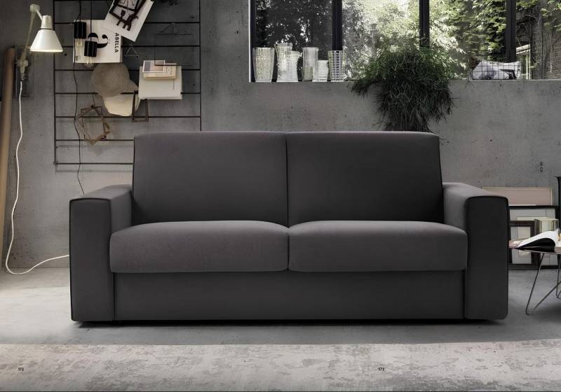 JVmoebel Schlafsofa Zweisitzer Couch aus Stoff für das Wohnzimmer, Polstertextil sofá, Made in Europa von JVmoebel