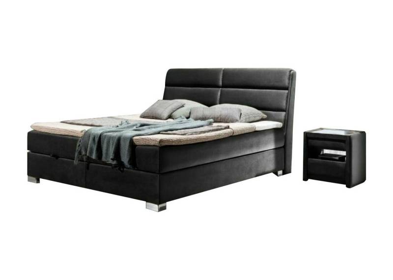 JVmoebel Schlafzimmer-Set Bett 2x Nachttisch 3 tlg. Schlafzimmer Set Möbel Betten Grün, (Set, Bett, x2 Nachttische), Made in Europa von JVmoebel