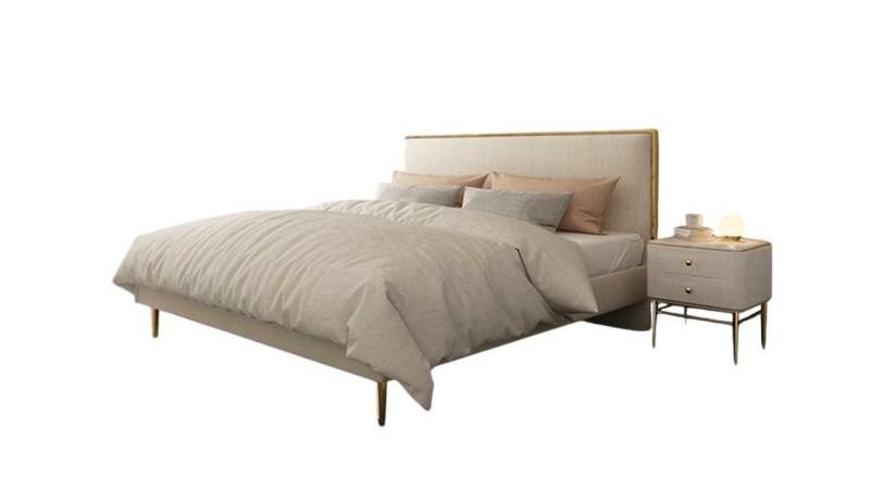 JVmoebel Schlafzimmer-Set Bett 2x Nachttisch 3 tlg Schlafzimmer Set Möbel Betten Klassisch Weiß, Made in Europa von JVmoebel