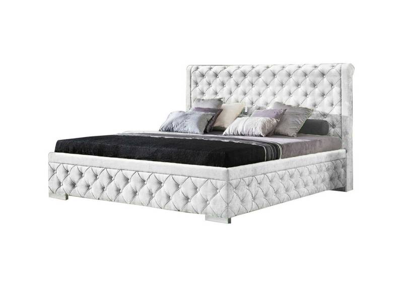 JVmoebel Schlafzimmer-Set Bett 2x Nachttisch 3 tlg. Schlafzimmer Set Möbel Betten Beige, Made in Europa von JVmoebel