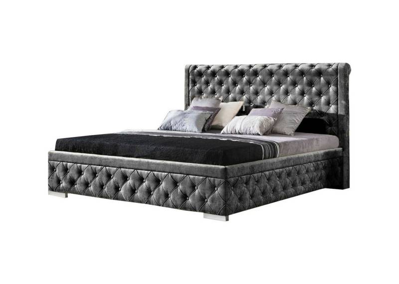 JVmoebel Schlafzimmer-Set Bett 2x Nachttisch 3 tlg. Schlafzimmer Set Möbel Betten Beige, Made in Europa von JVmoebel