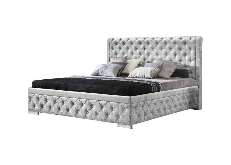JVmoebel Schlafzimmer-Set Bett 2x Nachttisch 3 tlg. Schlafzimmer Set Möbel Betten Beige, Made in Europa von JVmoebel