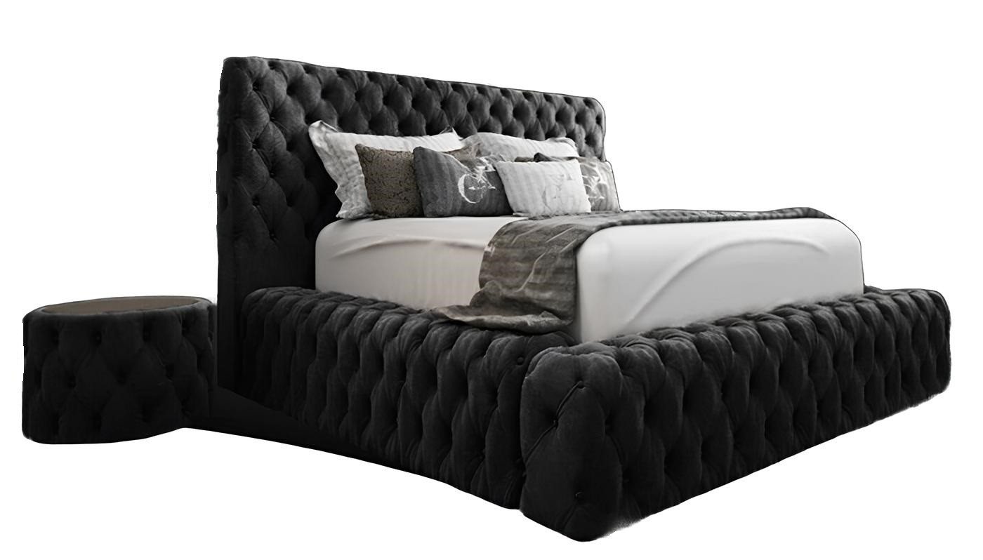 JVmoebel Schlafzimmer-Set Bett 2x Nachttisch 3 tlg. Schlafzimmer Set Möbel Betten Braun, Made in Europa JVmoebel Schlafzimmer-Set Bett 2x Nachttisch 3 tlg. Schlafzimmer Set Möbel Betten Braun, Made in Europa von JVmoebel