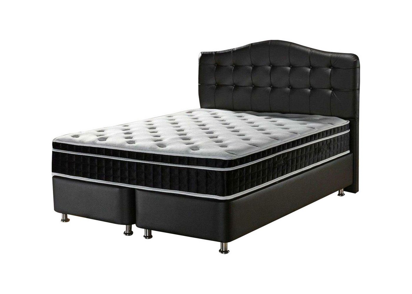 JVmoebel Schlafzimmer-Set, Bett Leder 2x Nachttisch 3 tlg. Schlafzimmer Set Möbel Modern Luxury Betten Neu von JVmoebel