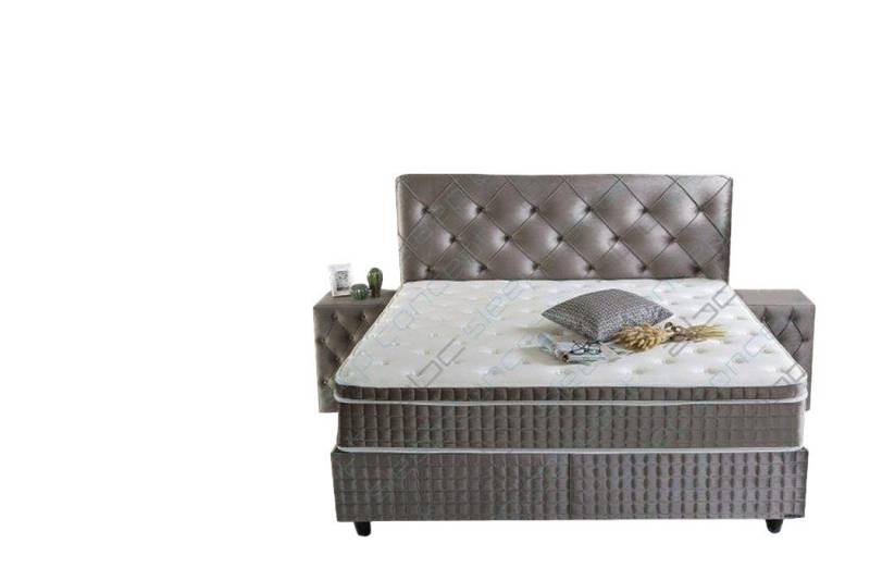 JVmoebel Schlafzimmer-Set, Edles Bett 3tlg Set Nachttisch Möbel Luxus Matratze Bettgestell Neu von JVmoebel