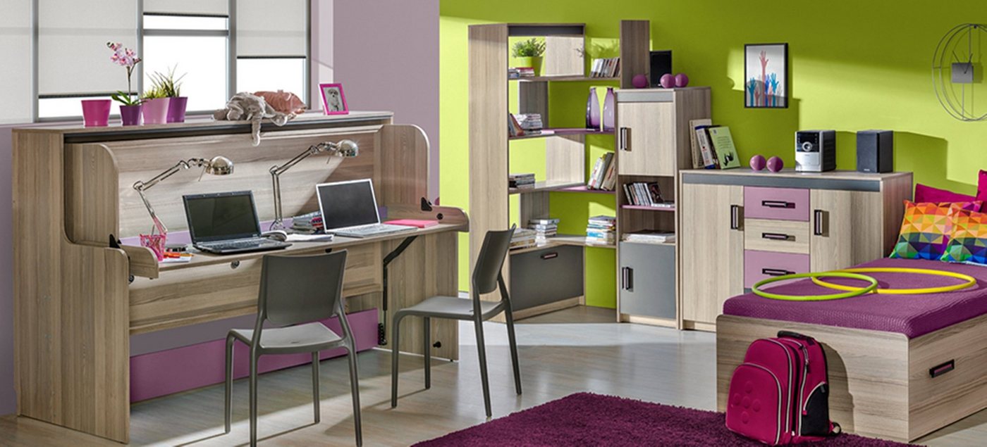 JVmoebel Kinderschreibtisch Schlafzimmer-Set modernes Holzstil gemütlich, Made in Europa JVmoebel Kinderschreibtisch Schlafzimmer-Set modernes Holzstil gemütlich, Made in Europa von JVmoebel
